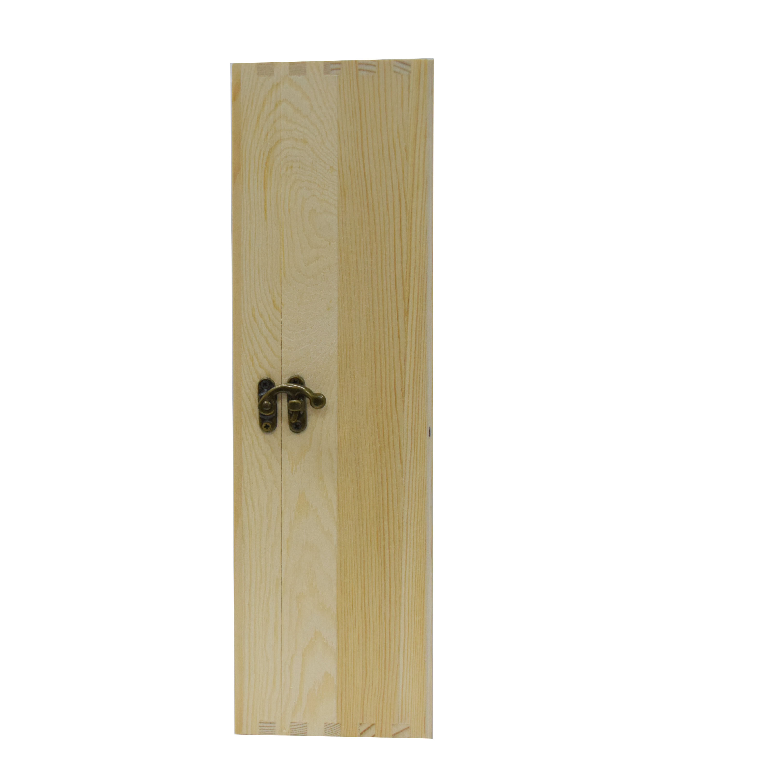 单支松木翻盖木盒包装3